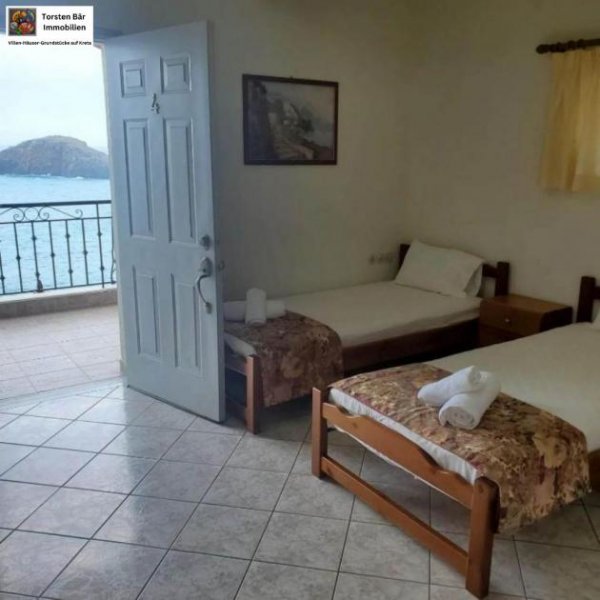 Chrisostomos Kreta, Chrisostomos Hotel dirket am Meer Gewerbe kaufen